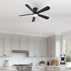 Ventilateur de Plafond Fendelier - Noir 71cm LED