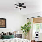 Ventilateur de Plafond Fendelier - Noir 104cm LED