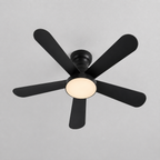 Ventilateur de Plafond Fendelier - Noir 71cm LED