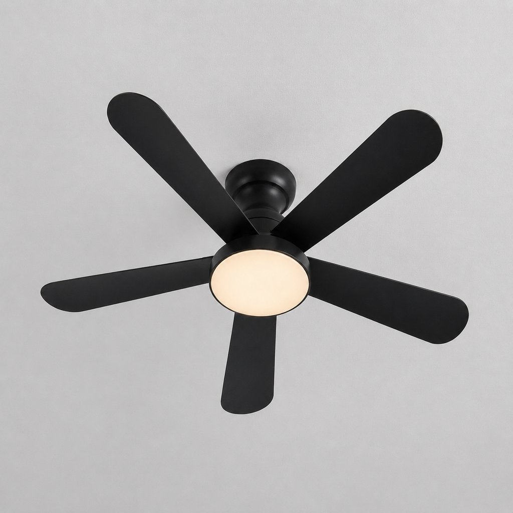 Ventilateur de Plafond Fendelier - Noir 104cm LED