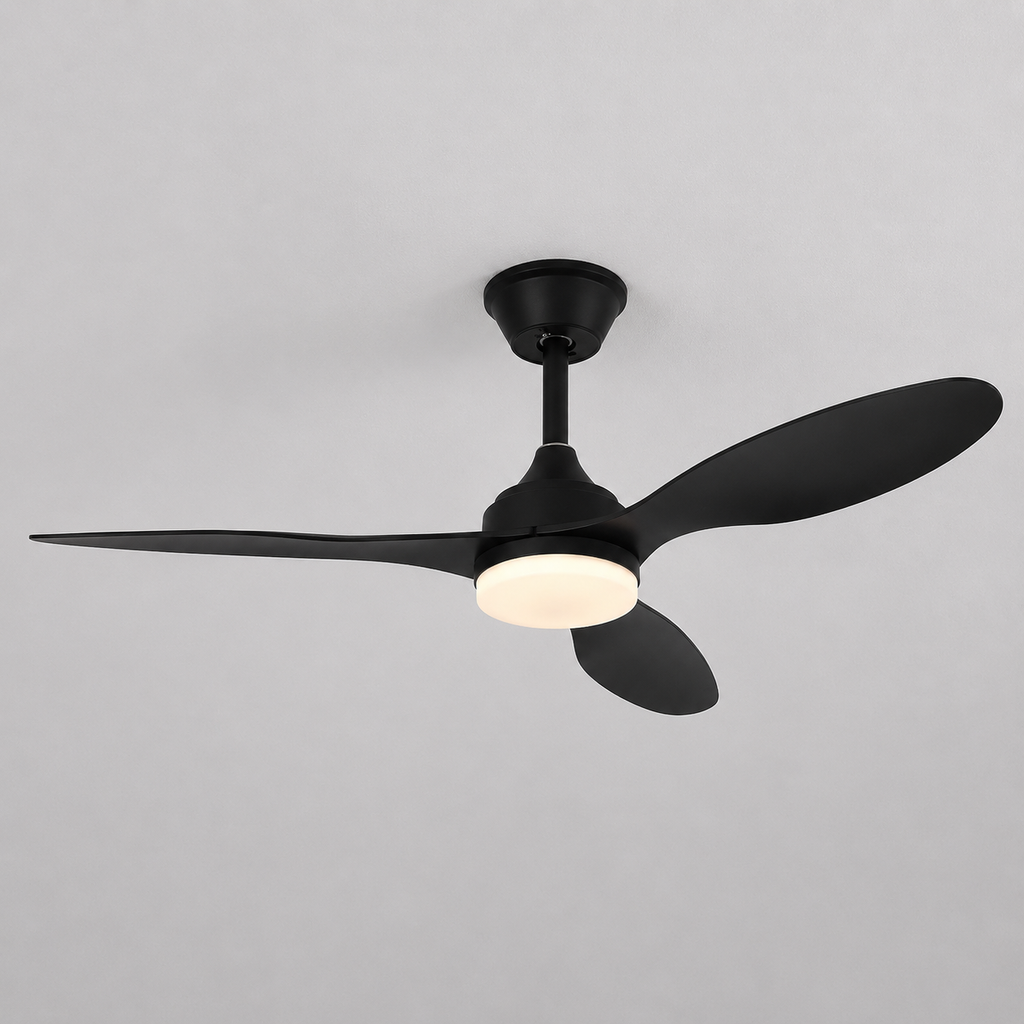 Ventilateur de Plafond Halo - Noir 107cm LED