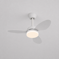 Ventilateur de Plafond Compact - Blanc 63cm LED